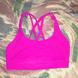 Lululemon pink sports bra